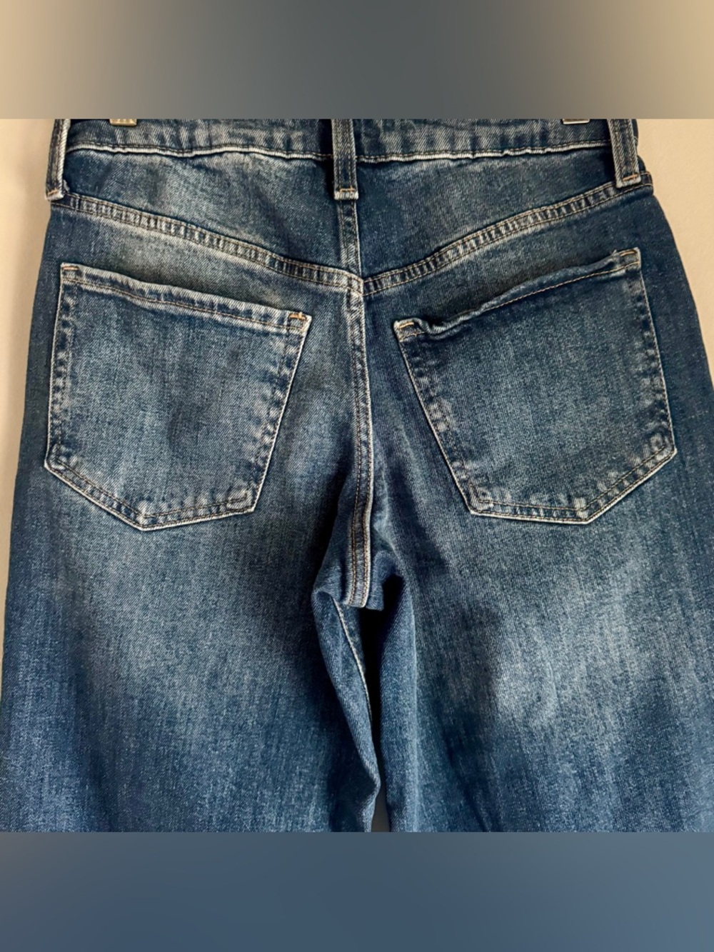 Old Navy NWT High-Waisted OG Loose Floral Print Jeans Size 4 Petite - Picture 7 of 9